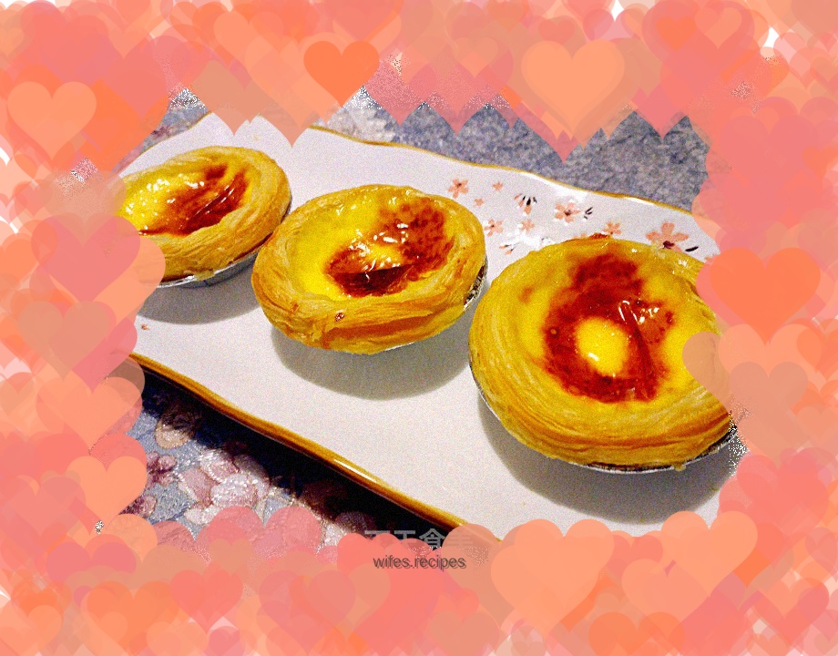 Lazy version of egg tart