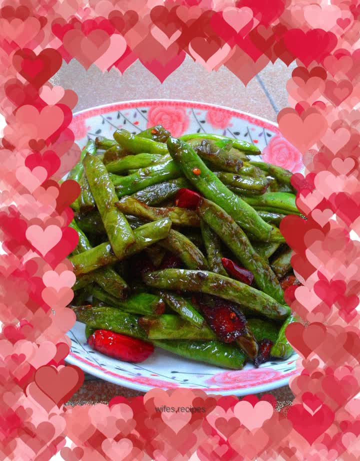 Stir-fried green beans