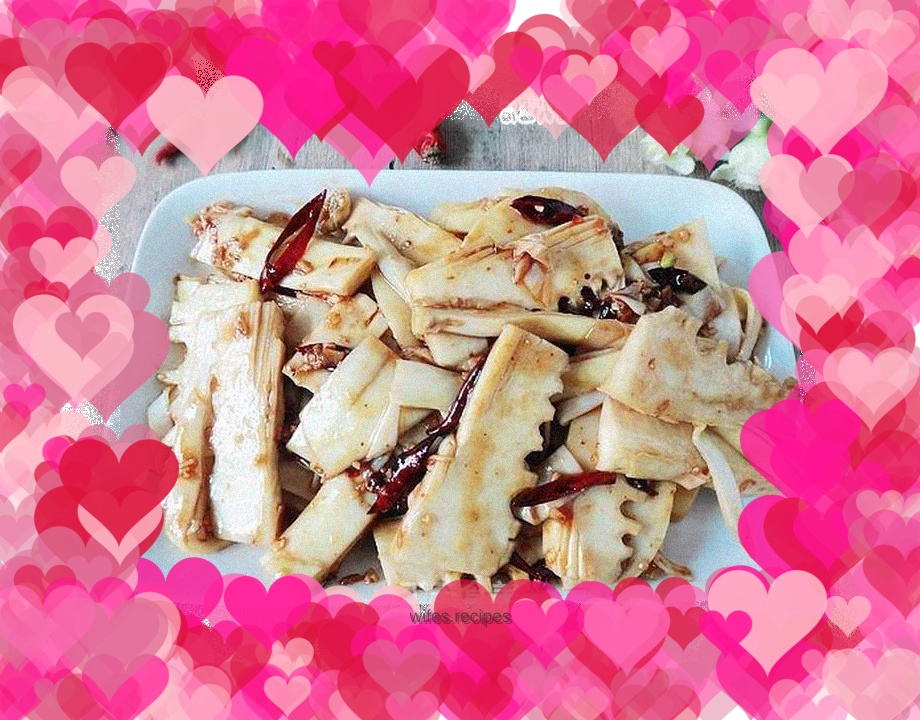 Sweet Bamboo Shoots with Chili Oyster Sauce