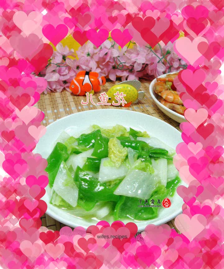 Stir-fried cabbage with hot pepper