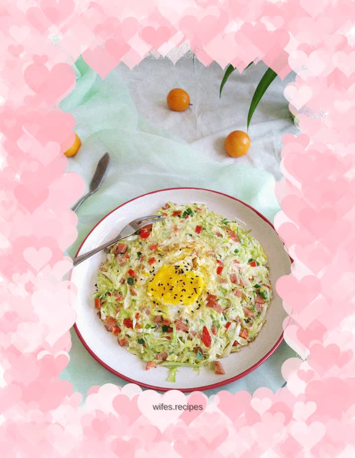 Baked Eggs with Cabbage