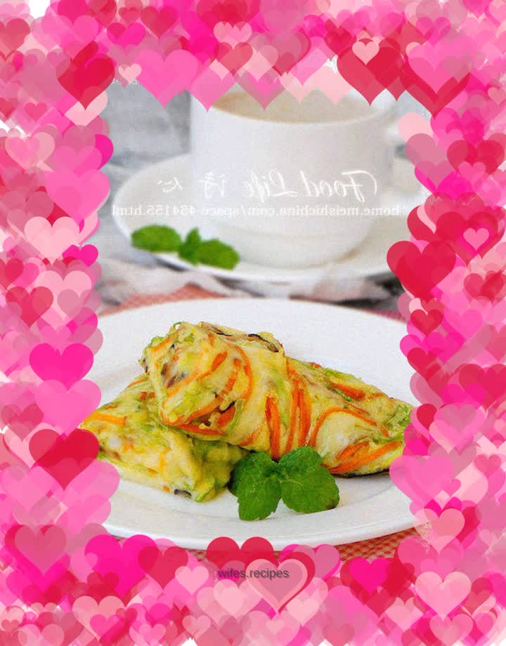 【Fresh Vegetable Cheese Egg Pancake】--- Nutritious and delicious unique flavor