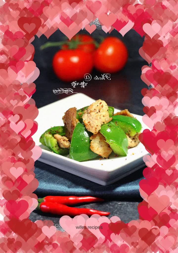 Stir-fried Pork Slices with Salt and Green Pepper