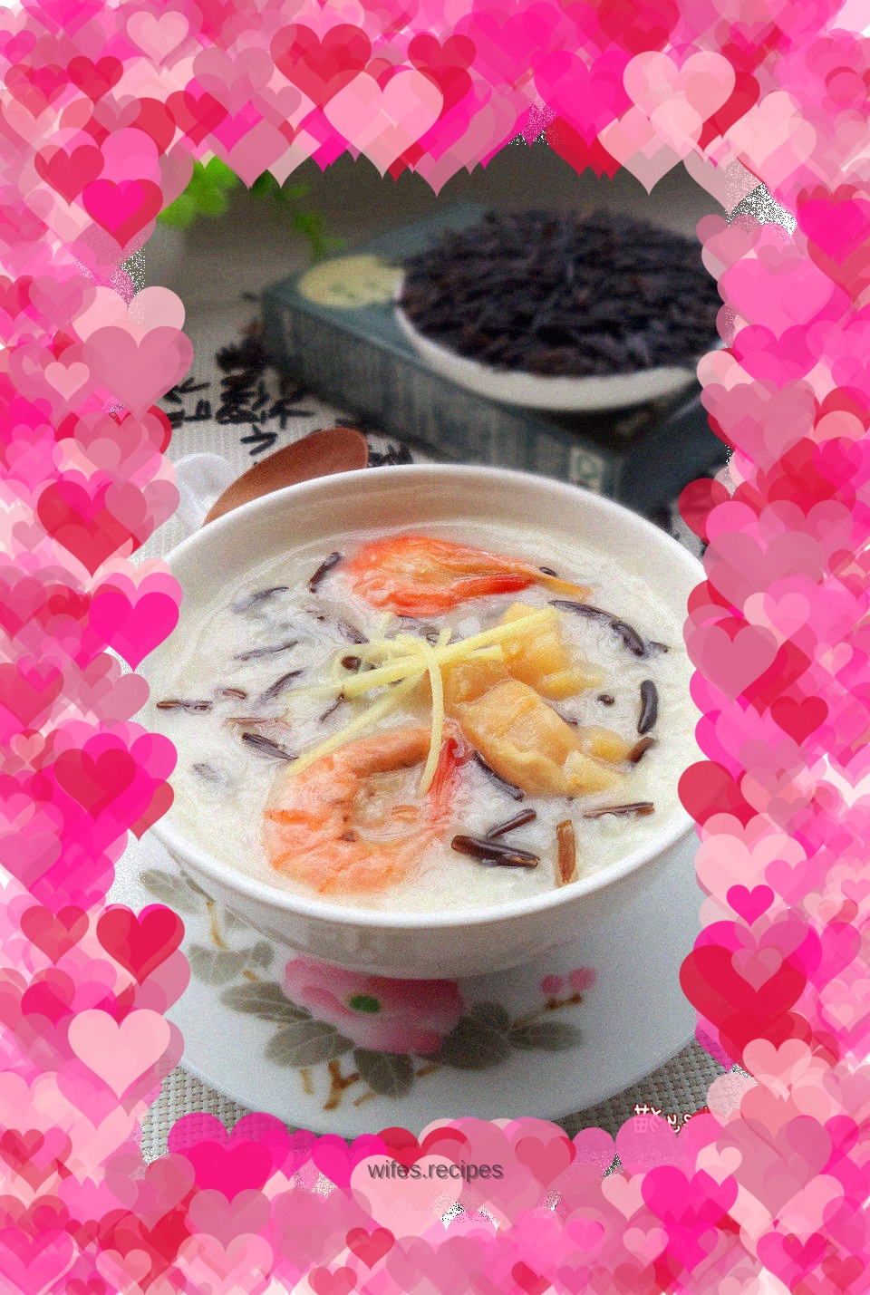 Wild Rice, Scallops and Dried Shrimp Porridge