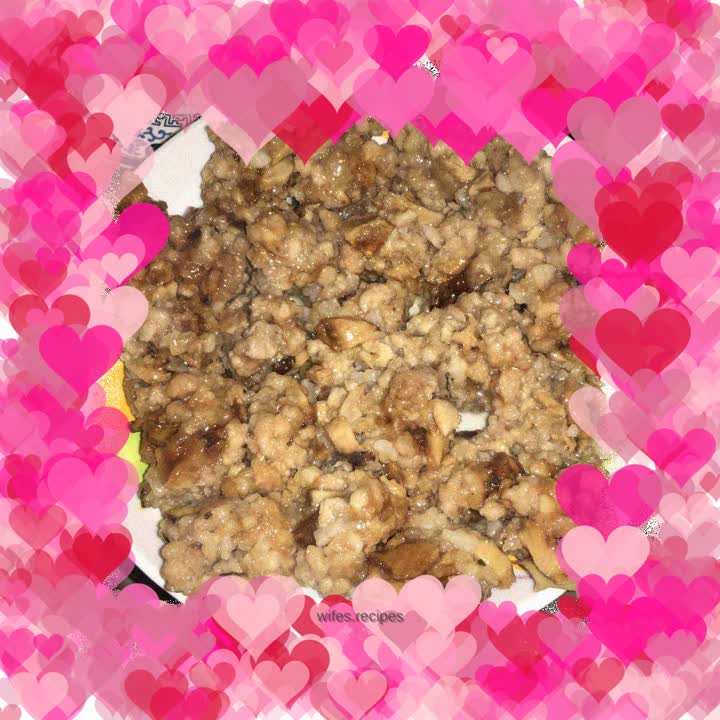 Hand pounded meatballs