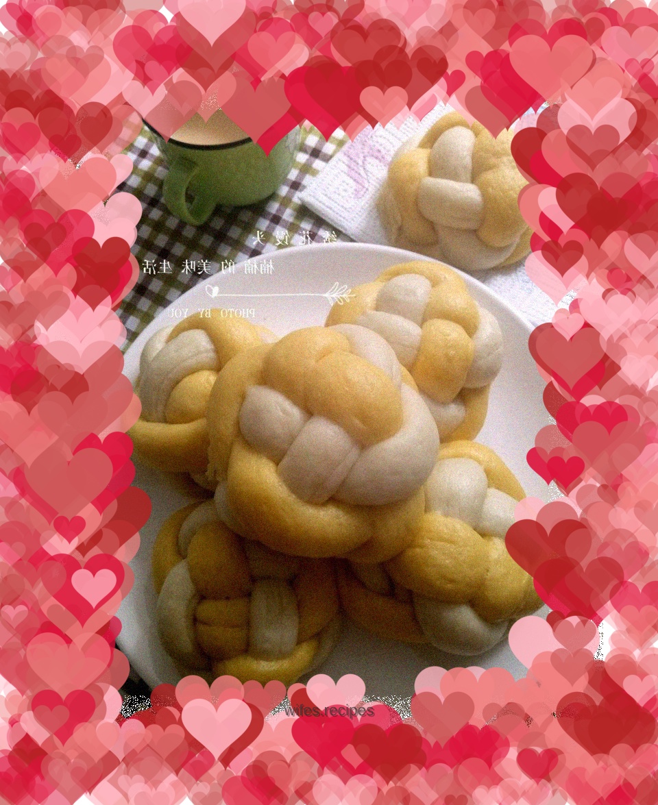 Hydrangea steamed buns
