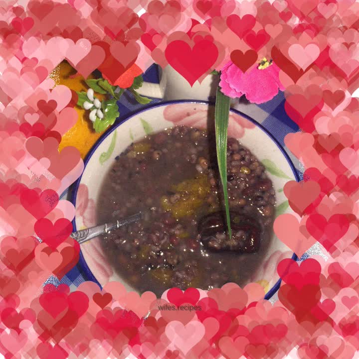 Pumpkin rice pudding