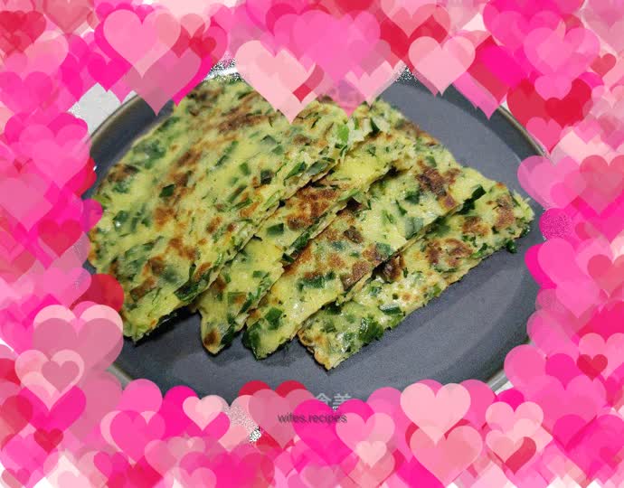 Chive pancake