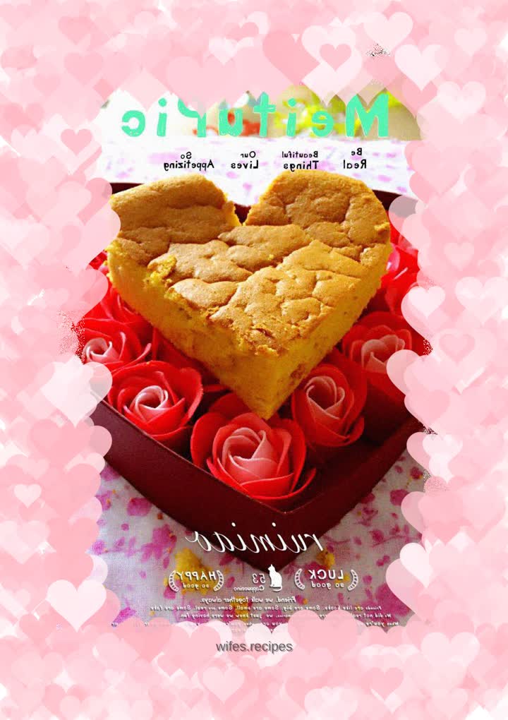 Sea buckthorn juice yogurt chiffon