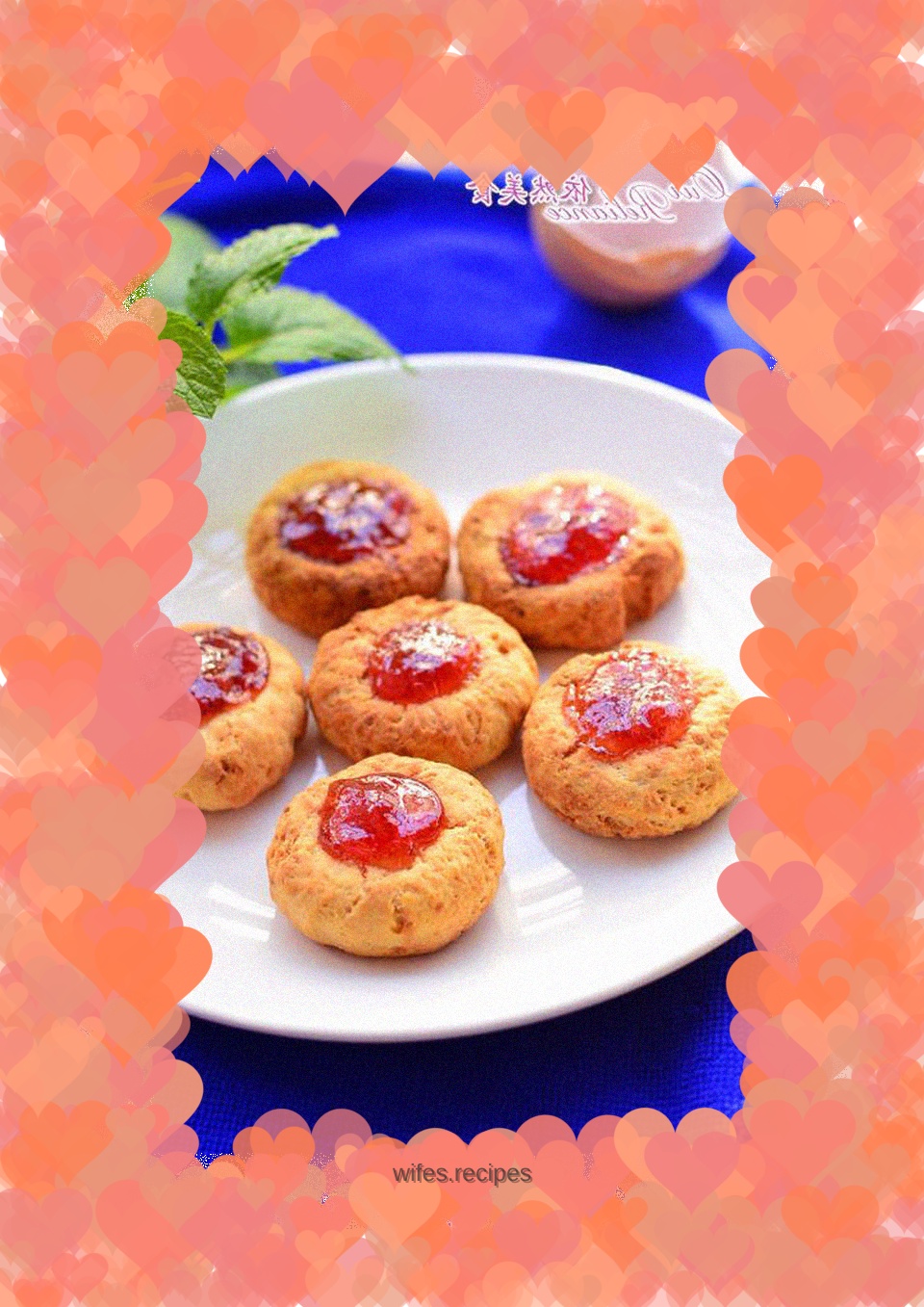 Still learning to bake--strawberry cookies