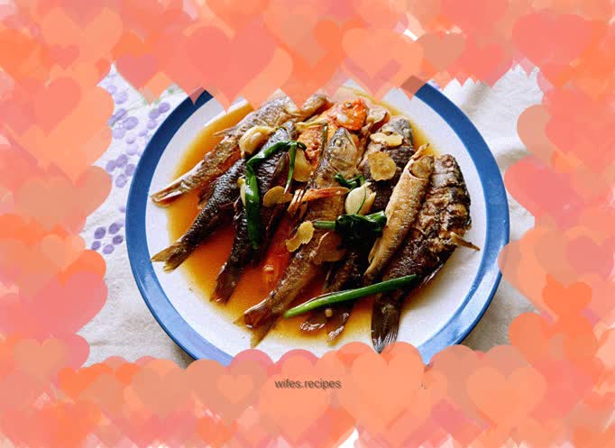 Braised creek fish platter