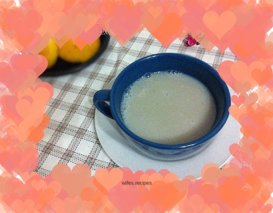 Black soybean milk and rice cereal