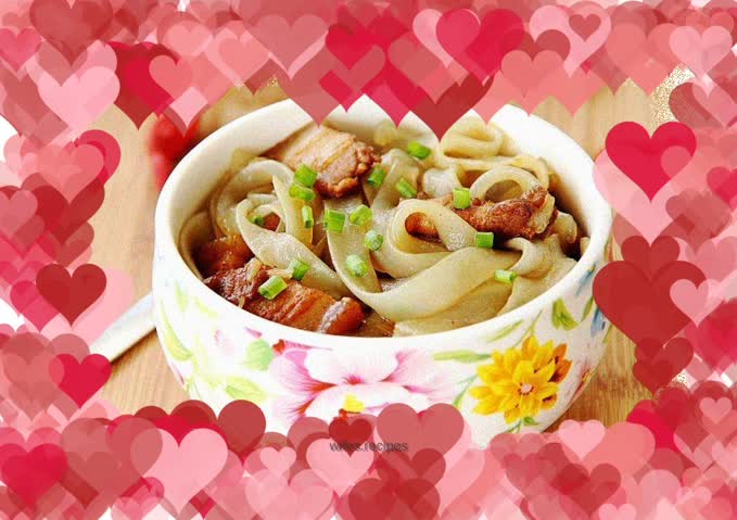 Pork stewed vermicelli