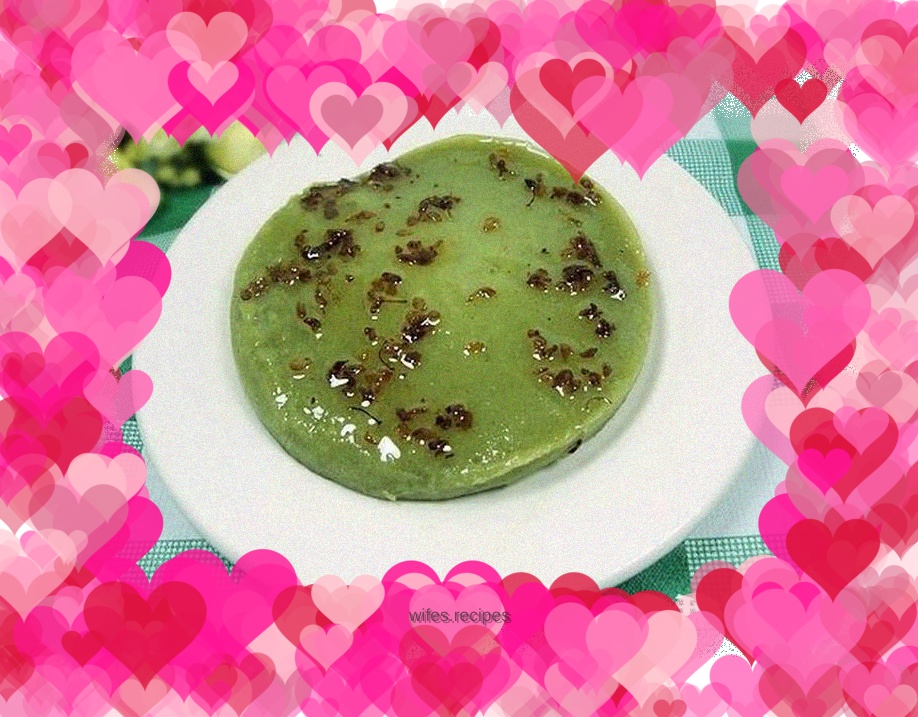 Fall in love with the fragrant green - Osmanthus Matcha Rice Cake