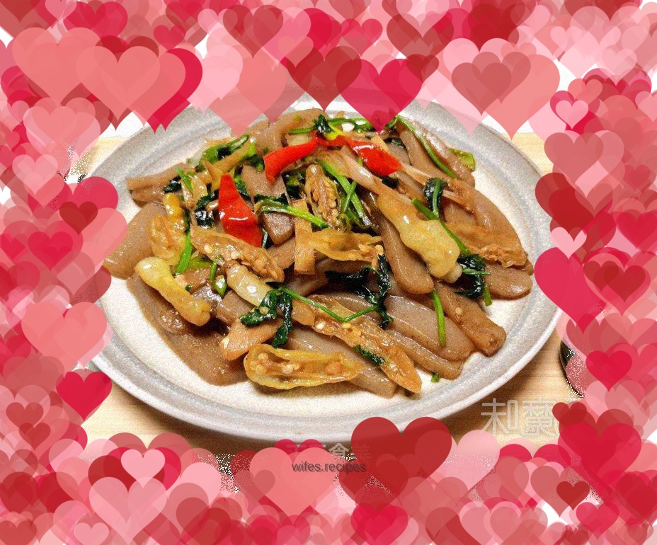 Fried konjac with pickled pepper