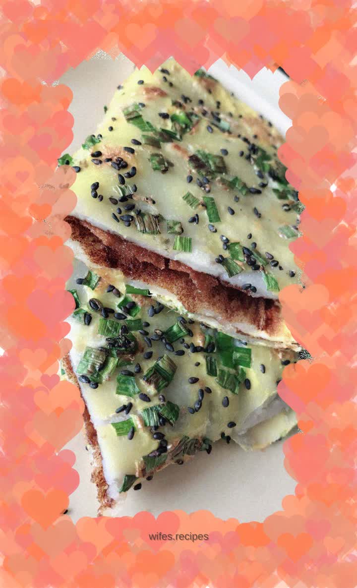 Homemade pancakes and fruits