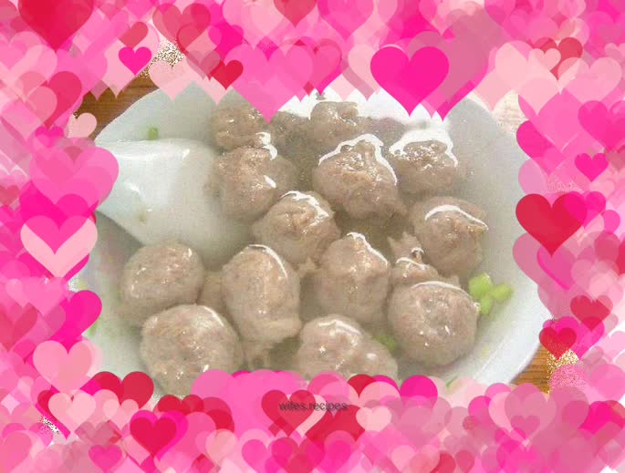Egg and meatballs