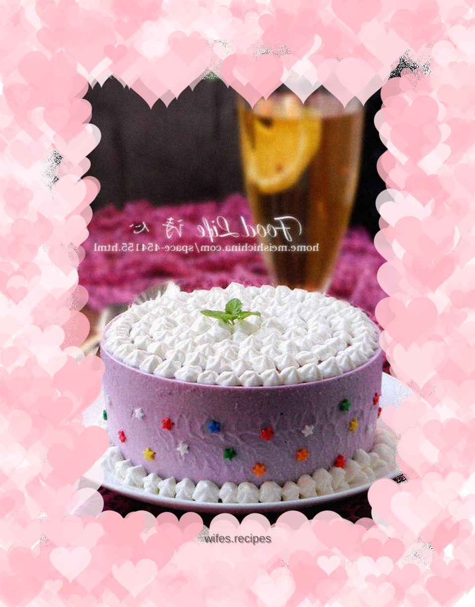 【Purple Sweet Potato Mousse Cake】