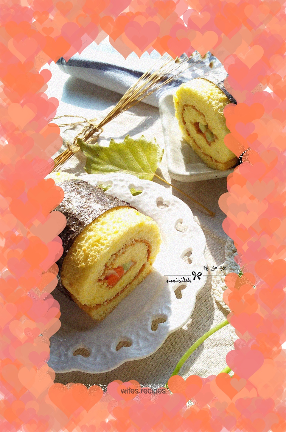 Sushi cake roll