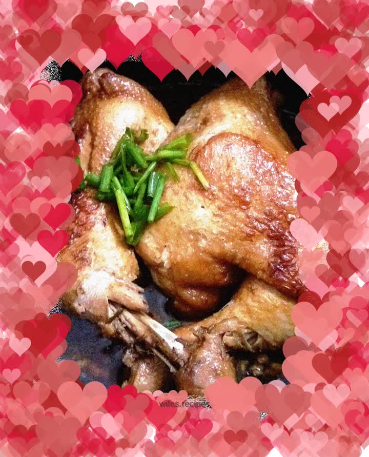 Braised Chicken Legs with Ginger and Garlic