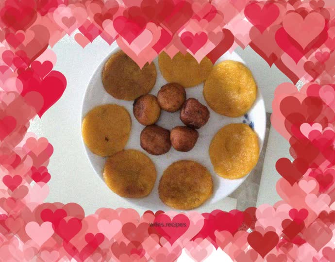 Baby food supplement - glutinous rice pumpkin cake