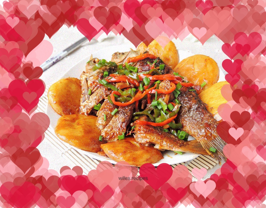 Iron pot stewed fish cake