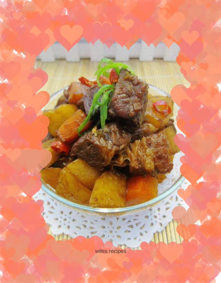 Beef stew with potatoes