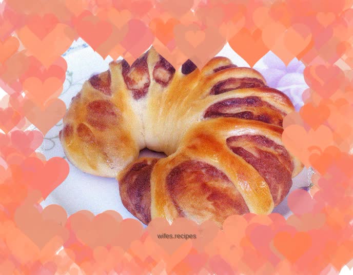 Fancy bean paste bagels