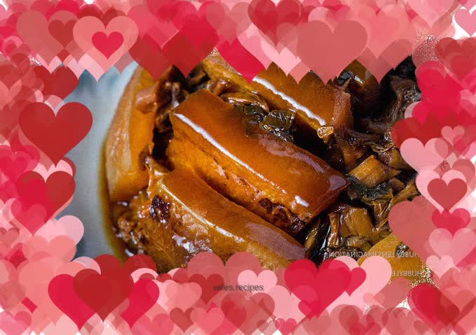 Plum vegetables and winter melon