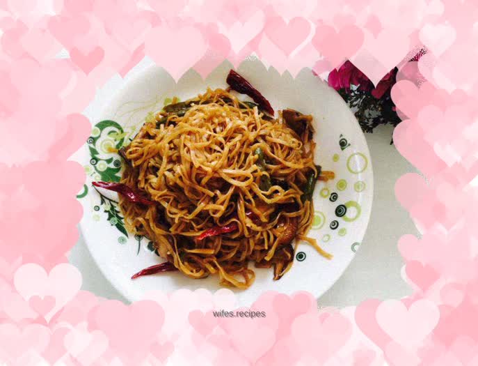 Braised noodles