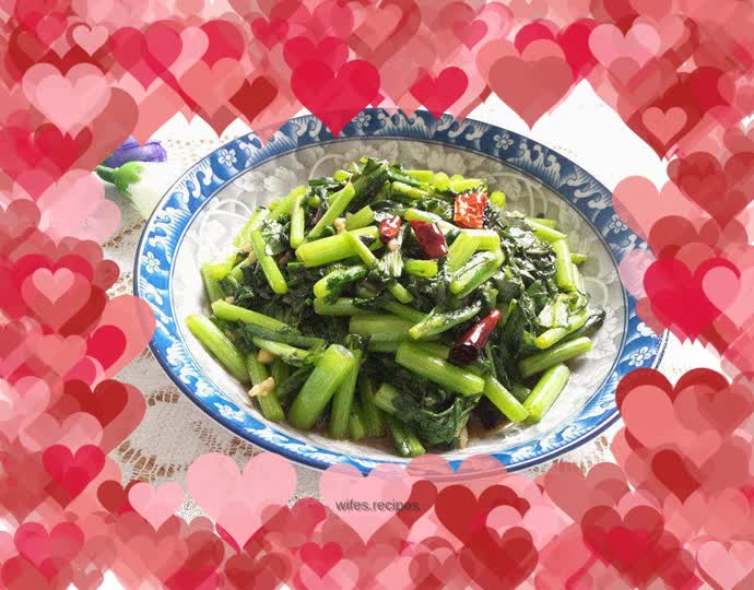 Vegetarian fried chrysanthemum