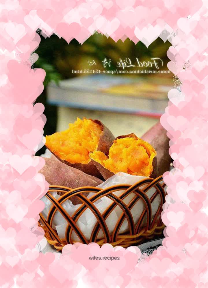 【Roasted Sweet Potato】---A warm snack in winter