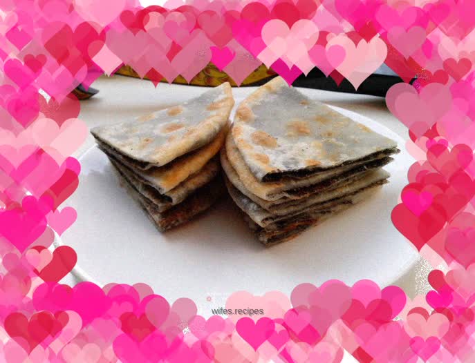 "Sweet Sesame Cake" - black sesame has the effect of black hair