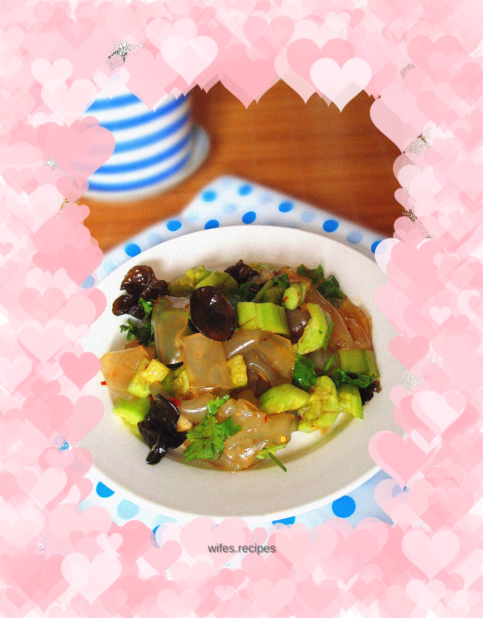 Cold cucumber with cold skin