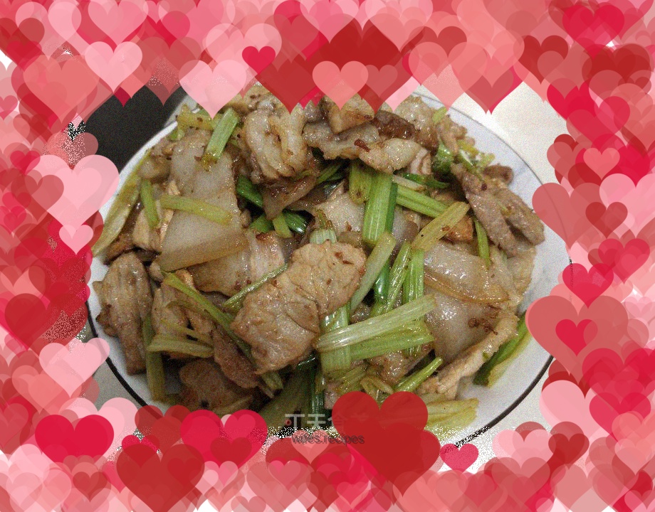 Stir-fried Pork and Celery