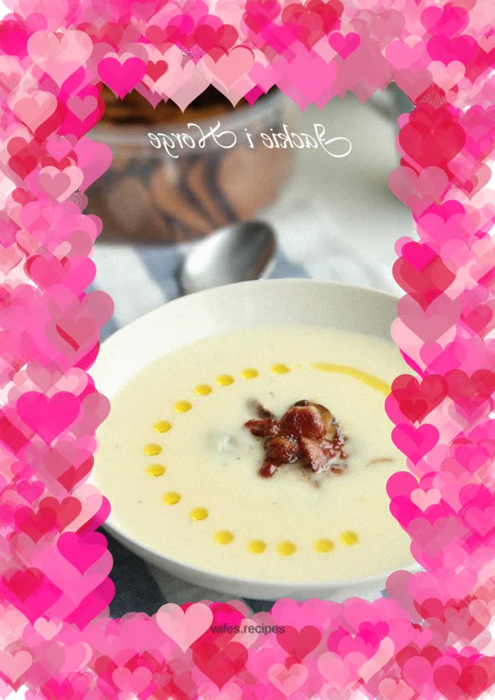 Bacon Mushroom Celeriac Bisque