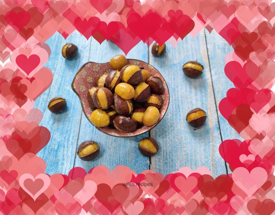 Oven roasted chestnuts
