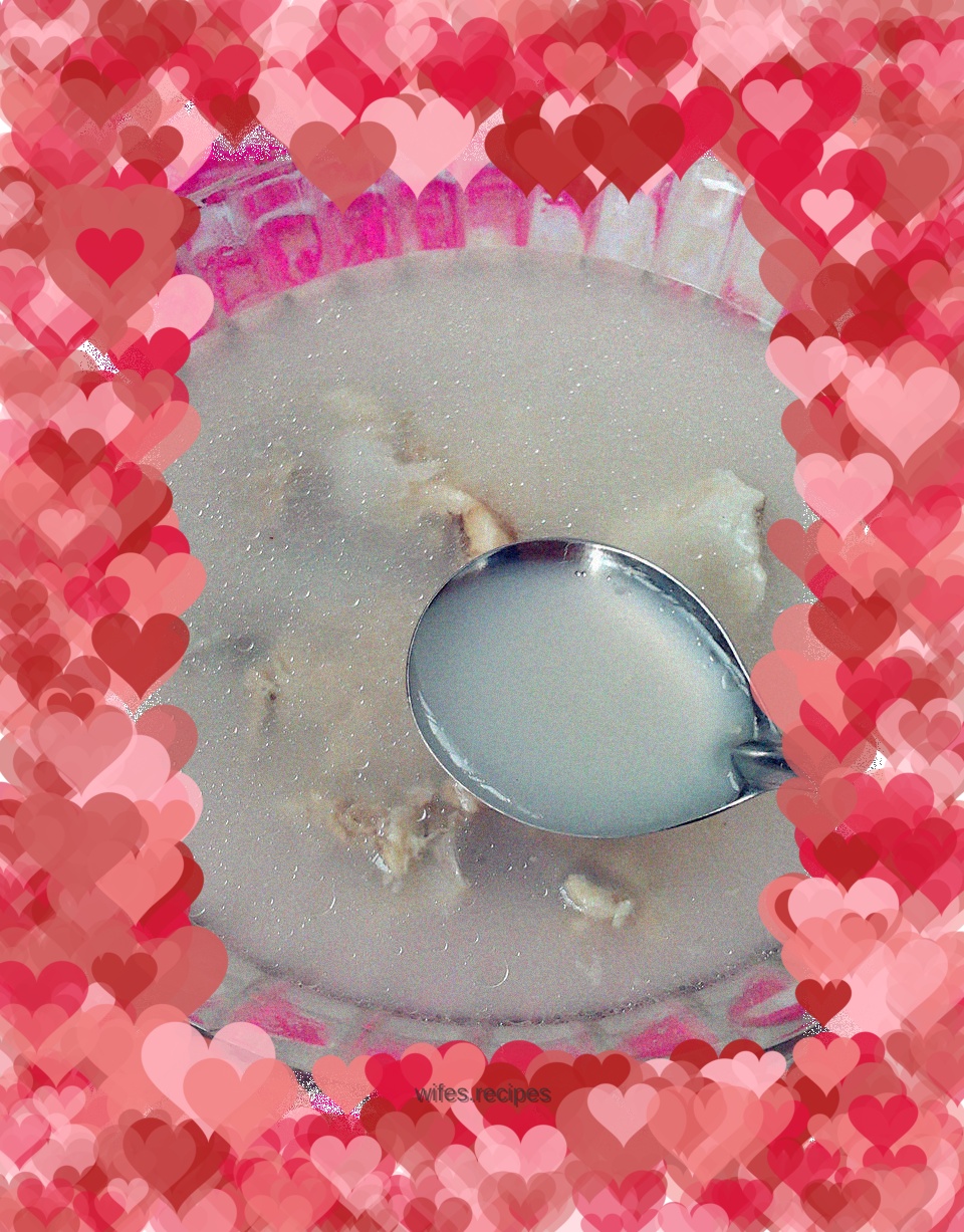 Milk bone soup