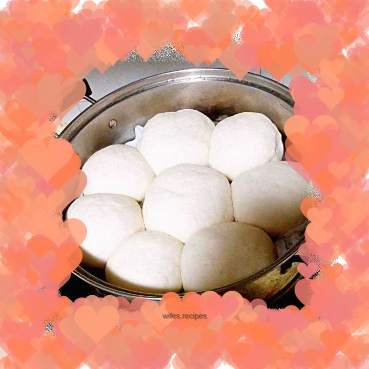 Big white steamed buns
