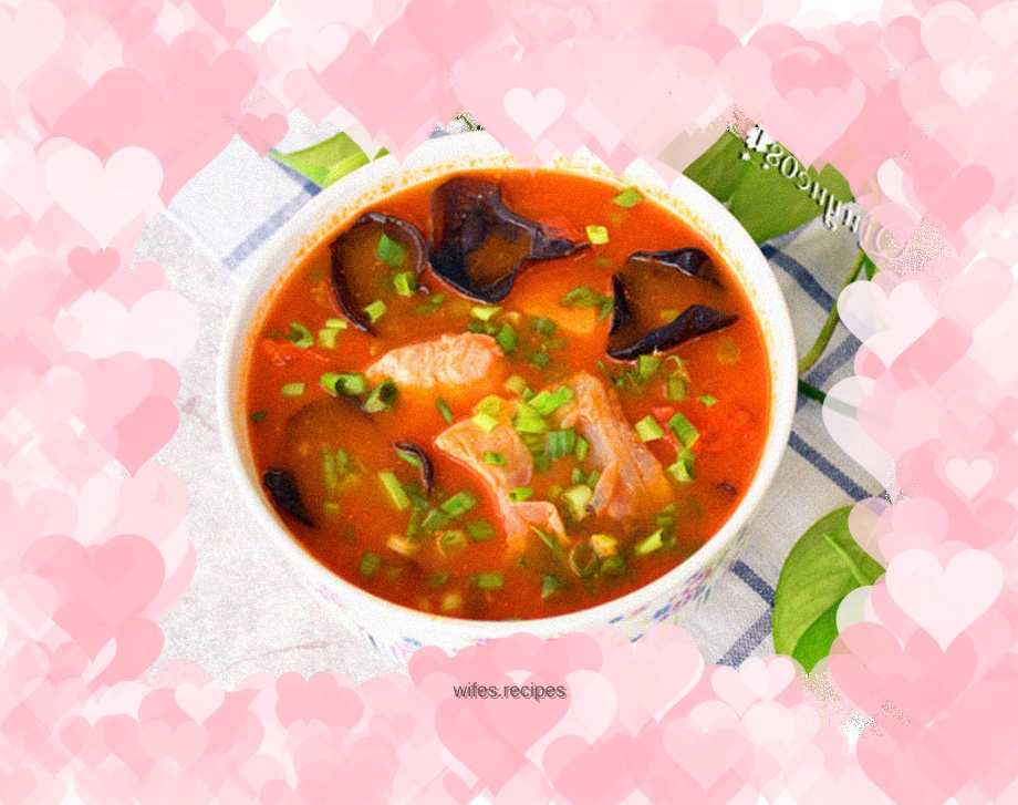 [Hebei] Fungus, Tomato and Fish Fillet Soup