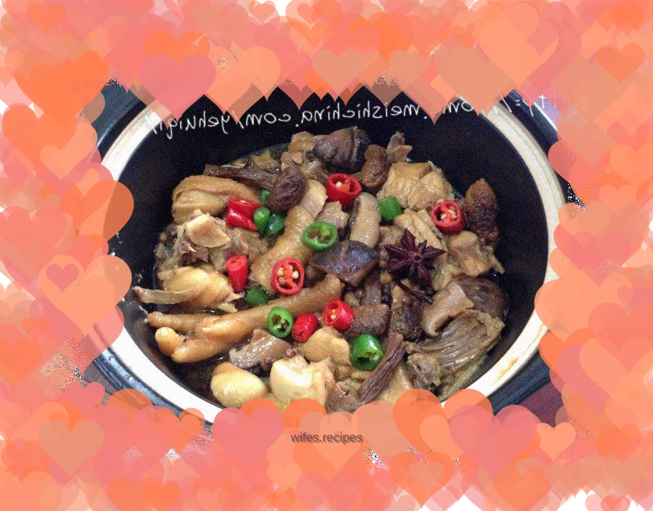 【Double mushroom chicken stew】-----Fragrant meal