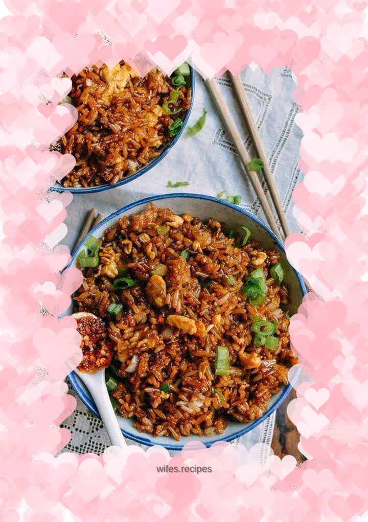 Chunky soy sauce fried rice