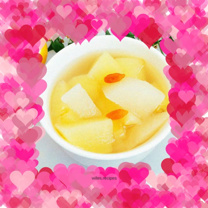 "Spring Moisturizing Soup" Apple and Snow Pear Soup