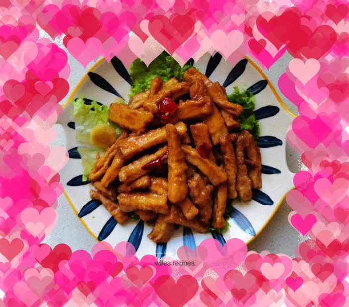 Fried and Steamed King Oyster Mushroom