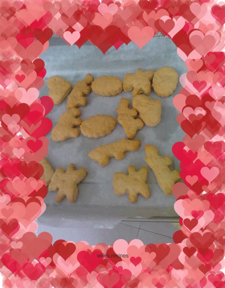 Crispy condensed milk biscuits