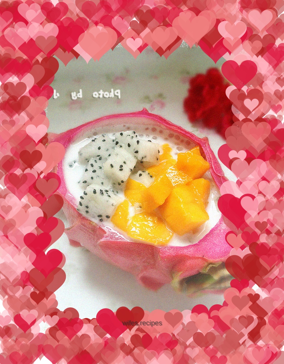 Fruity fragrance----Two-color coconut milk sago dew