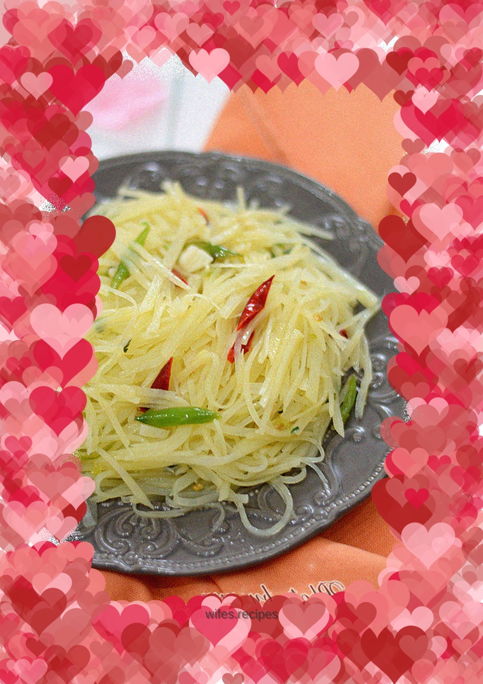 Simple deliciousness - spicy and sour shredded potatoes