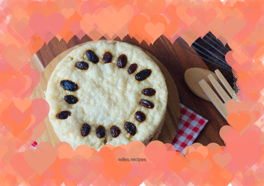 Raisin steamed cake