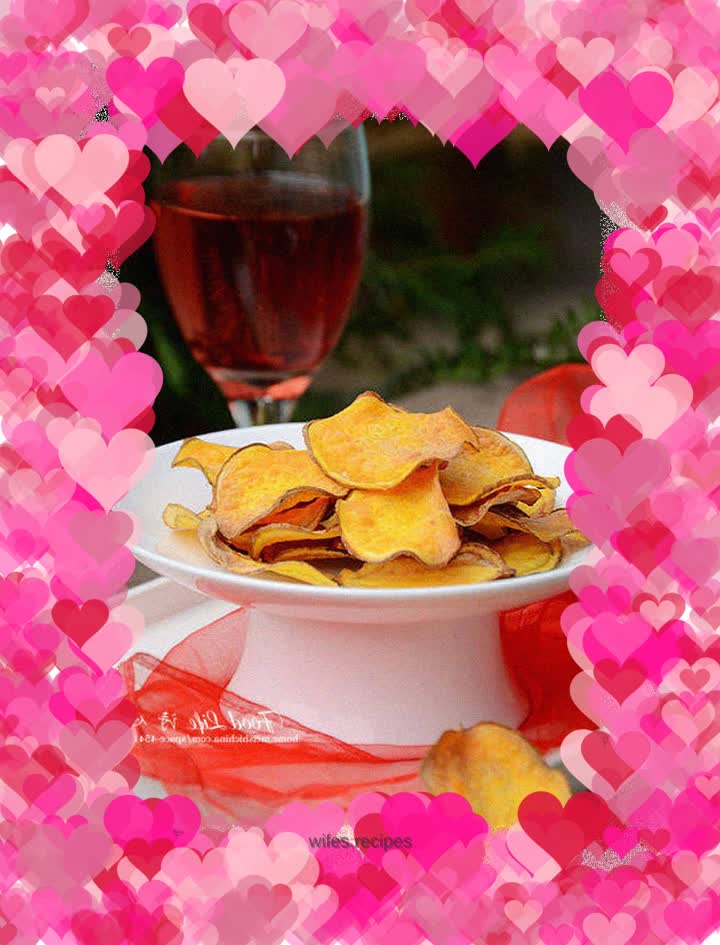 [Milk Sweet Potato Chips]--- Homemade healthy snacks