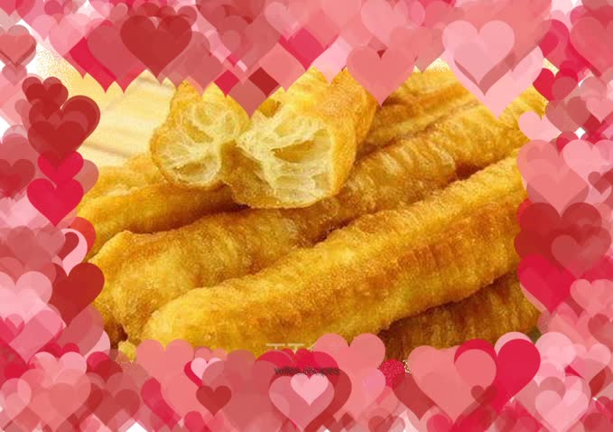 The production process of alum-free fried dough sticks